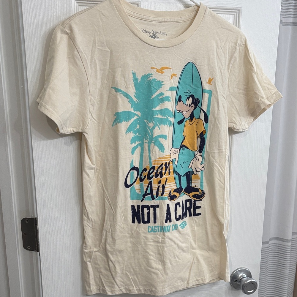 Disney Cream Goofy Surfboard Tee